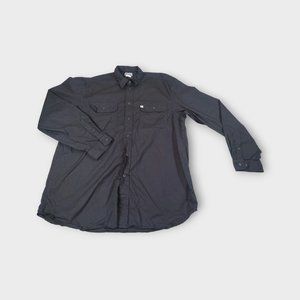 Men's GUESS Black button up Long sleeve shirt Size Large